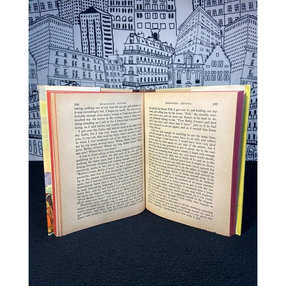 Robinson Crusoe by Daniel Defoe - Vintage Undated, Whitman Publishing Co. W/ DJ - Picture 11 of 16